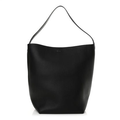 The Row Grained Calfskin Large N/S Park Tote Black 1 of 11