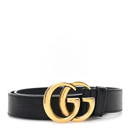 Gucci Calfskin Double G 40mm Belt 85 34 Black 1 of 5