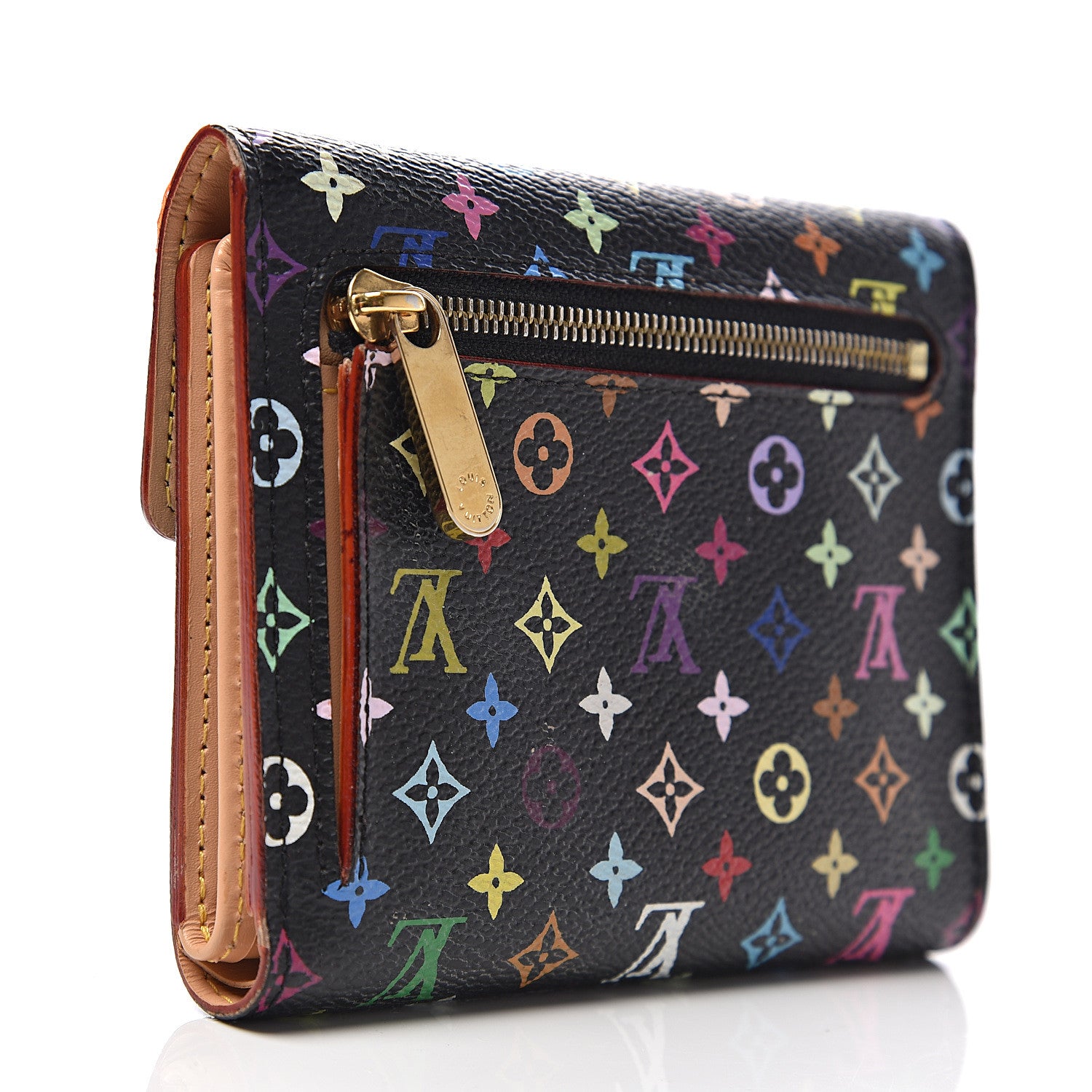 Louis Vuitton Monogram Multicolor Koala Wallet Black 2 of 10