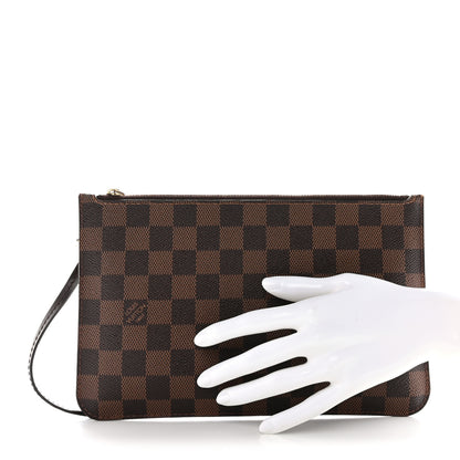 Louis Vuitton Damier Ebene Neverfull MM GM Pochette 2 of 9