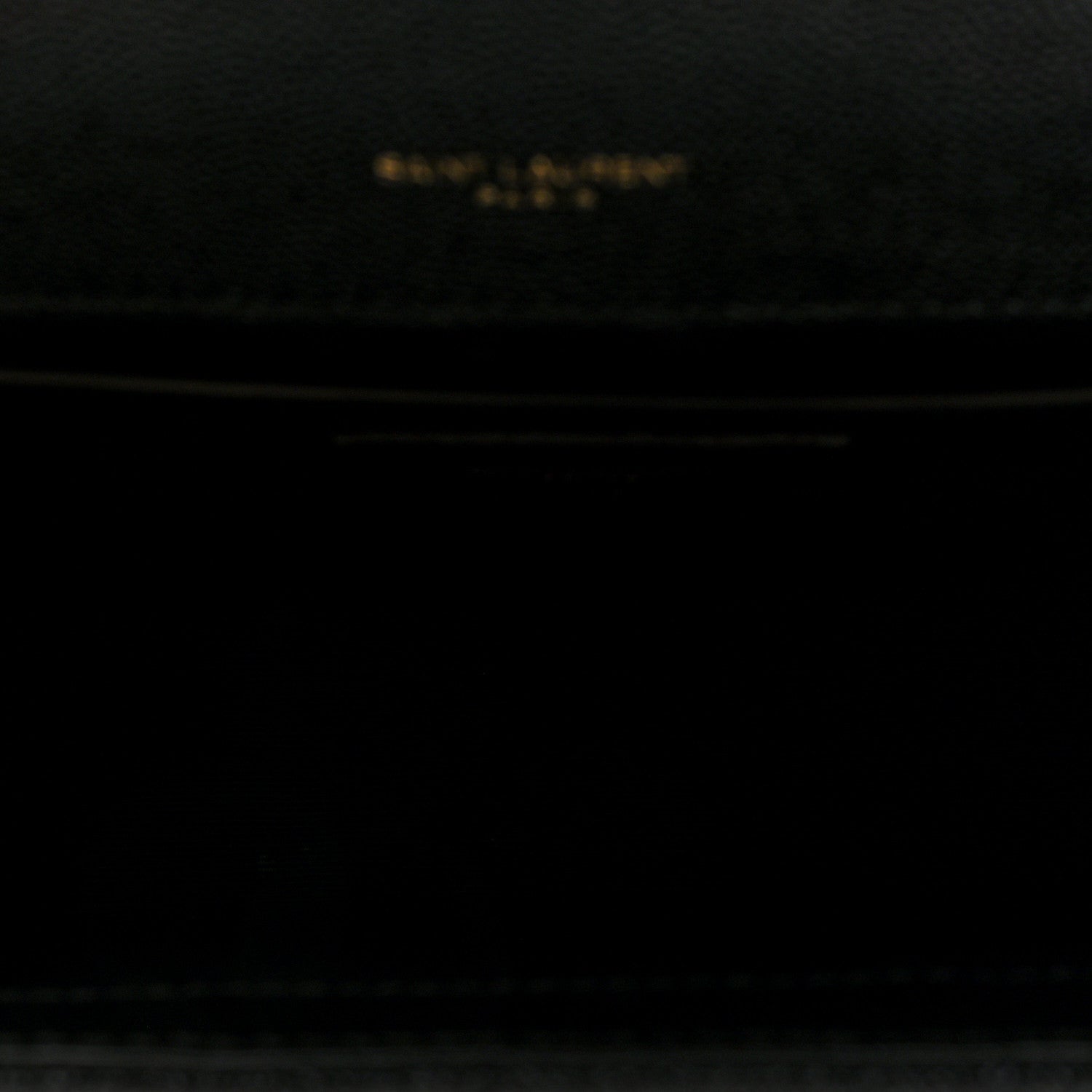 Saint Laurent Grain De Poudre Textured Mixed Matelasse Triquilt Medium Monogram Satchel Black 5 of 9