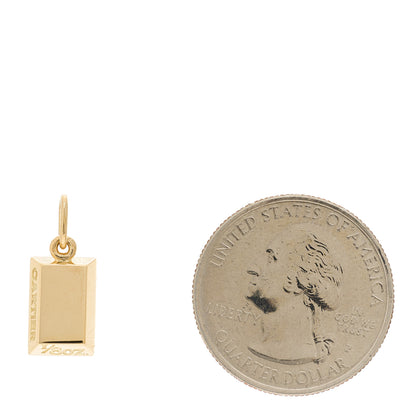 Cartier 18K Yellow Gold Ingot Bar Charm 2 of 6