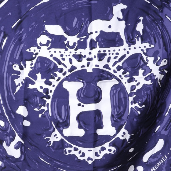 Hermes Silk Peinture Fraiche 90 Scarf Purple 1 of 7