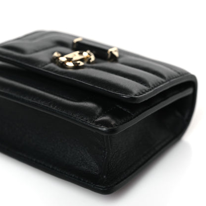 Jimmy Choo Nappa Quilted Varenne Micro Avenue Quad Black 8 of 8