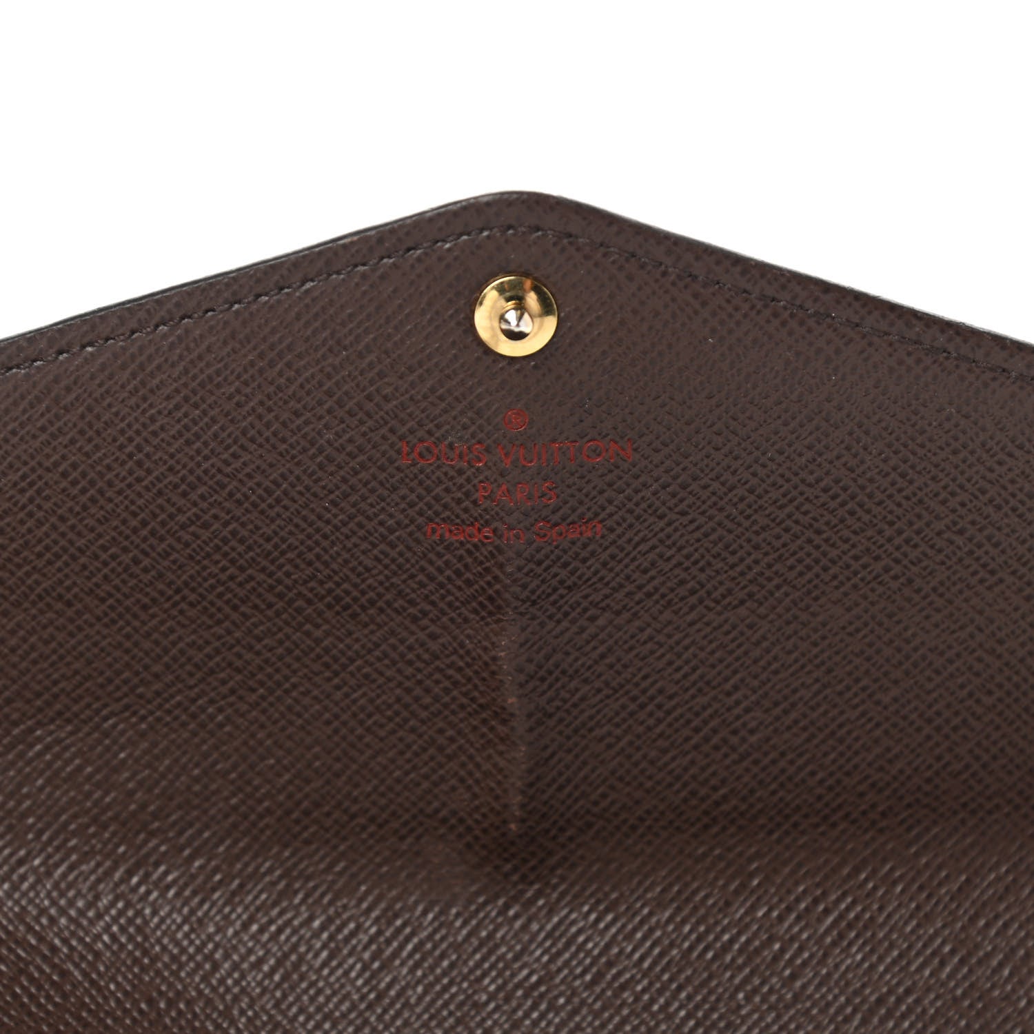 Louis Vuitton Damier Ebene Sarah Wallet NM 6 of 11