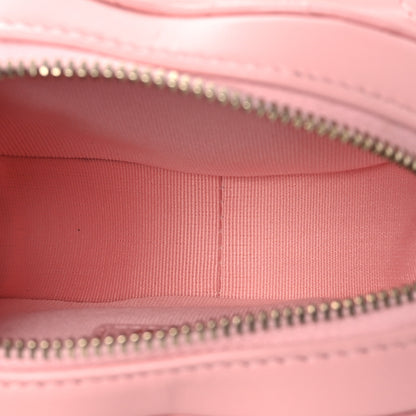 Chanel Lambskin Quilted CC In Love Heart Waist Belt Bag With Chain Light Pink 4 of 12
