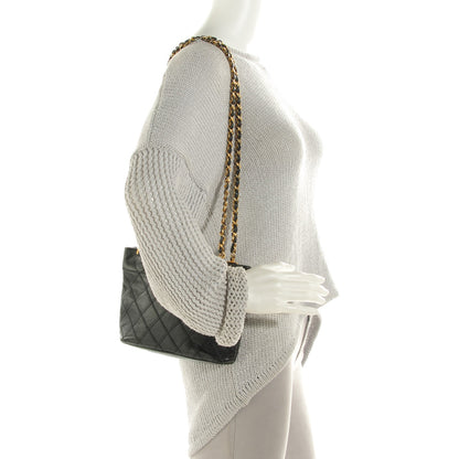 Chanel Lambskin Diamond Stitch Shoulder Bag Black 2 of 8