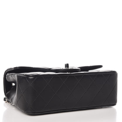 Chanel Lambskin Quilted Mini Rectangular Flap Black 4 of 10