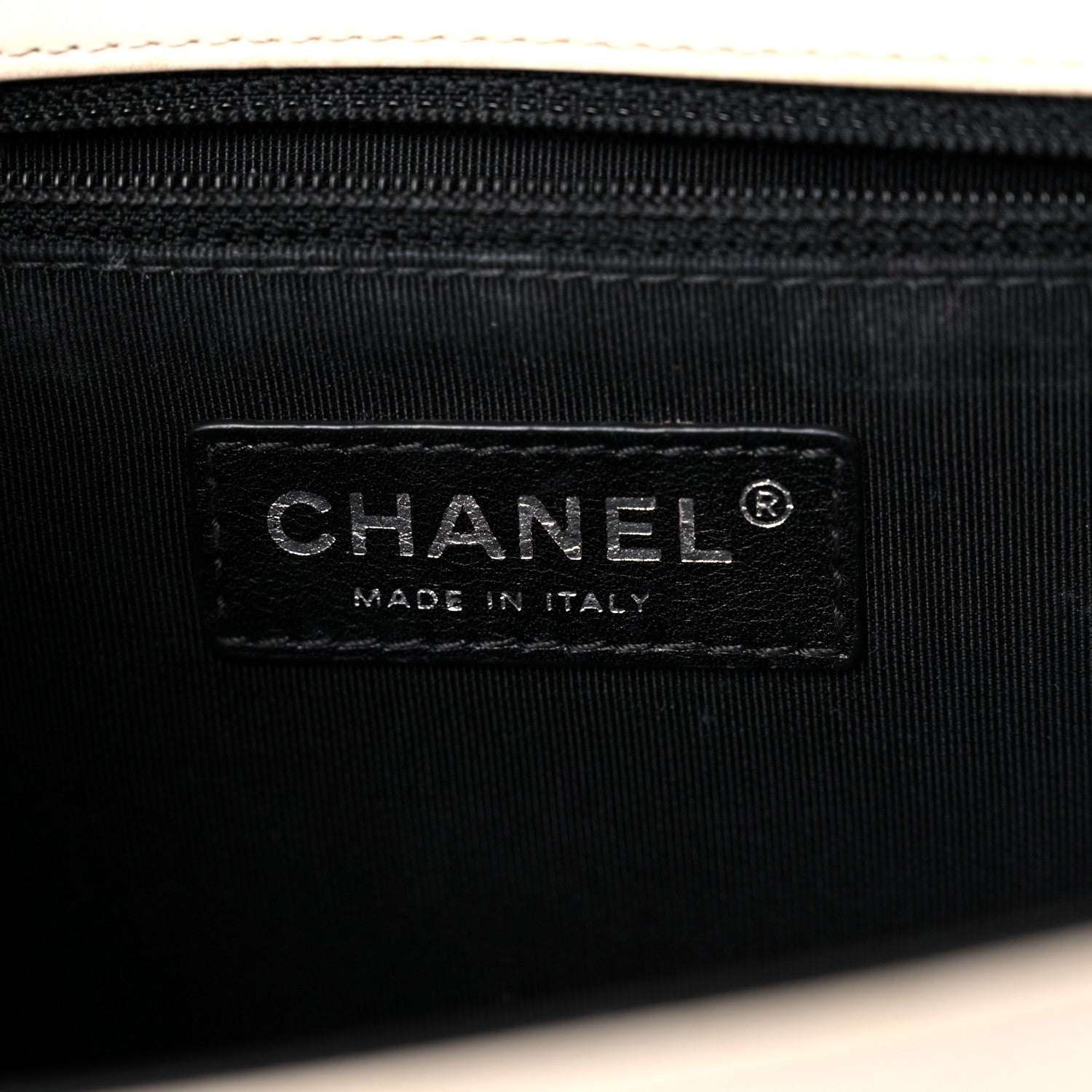 Chanel Glazed Calfskin Medium Boy Flap White Black 5 of 29