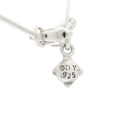 David Yurman Sterling Silver Diamond Medium Starburst Pendant Necklace 4 of 6
