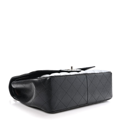 Chanel Caviar Quilted Jumbo Double Flap Black 4 of 10
