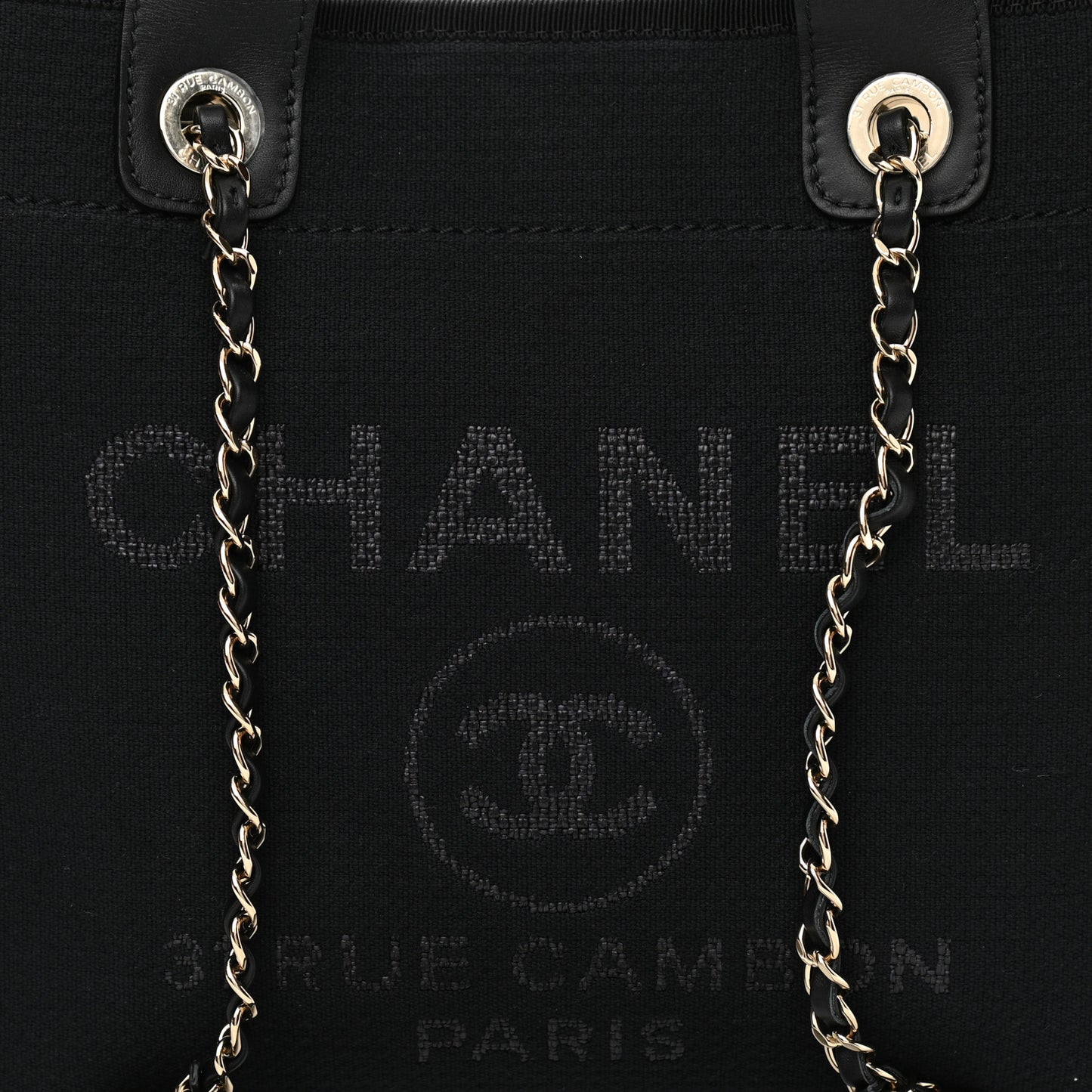 Mixed Fibers Small Deauville Tote Black