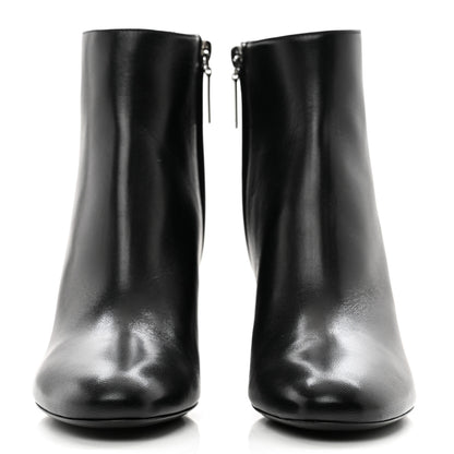 Saint Laurent Nappa Vendome Loulou Ankle Zip Boot 36.5 Black 2 of 9
