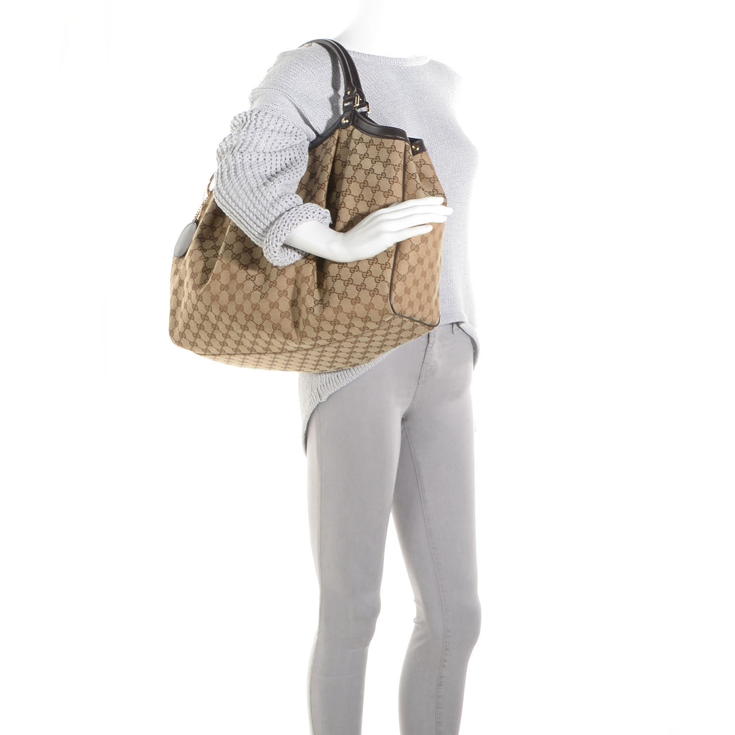 Monogram Large Sukey Tote Brown