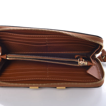 Chloe Grained Calfskin Marcie Long Zip Around Wallet Tan 5 of 9