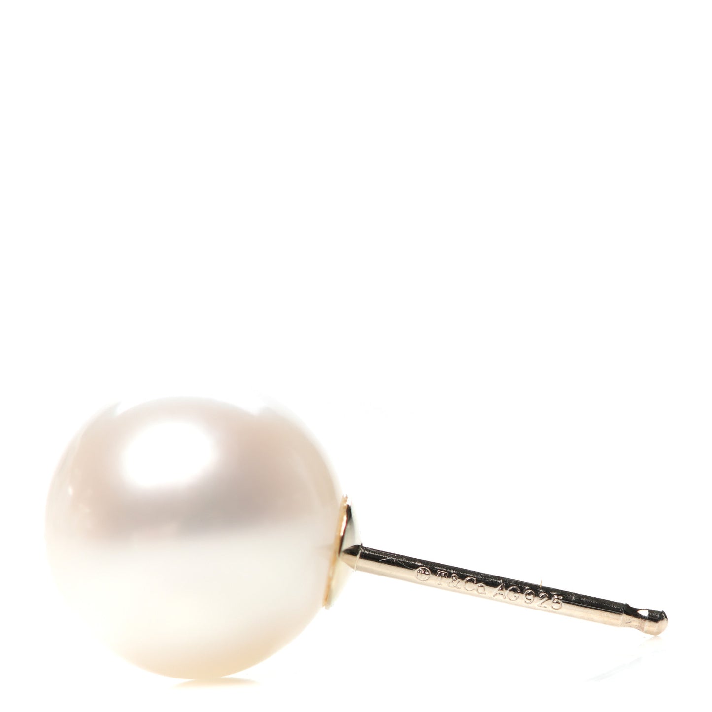 Sterling Silver Freshwater Pearl 8-9mm Ziegfeld Earrings