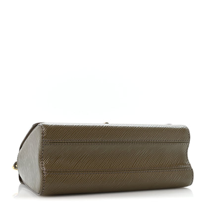 Louis Vuitton Epi Twist Shoulder Bag MM Smokey Brown 5 of 10
