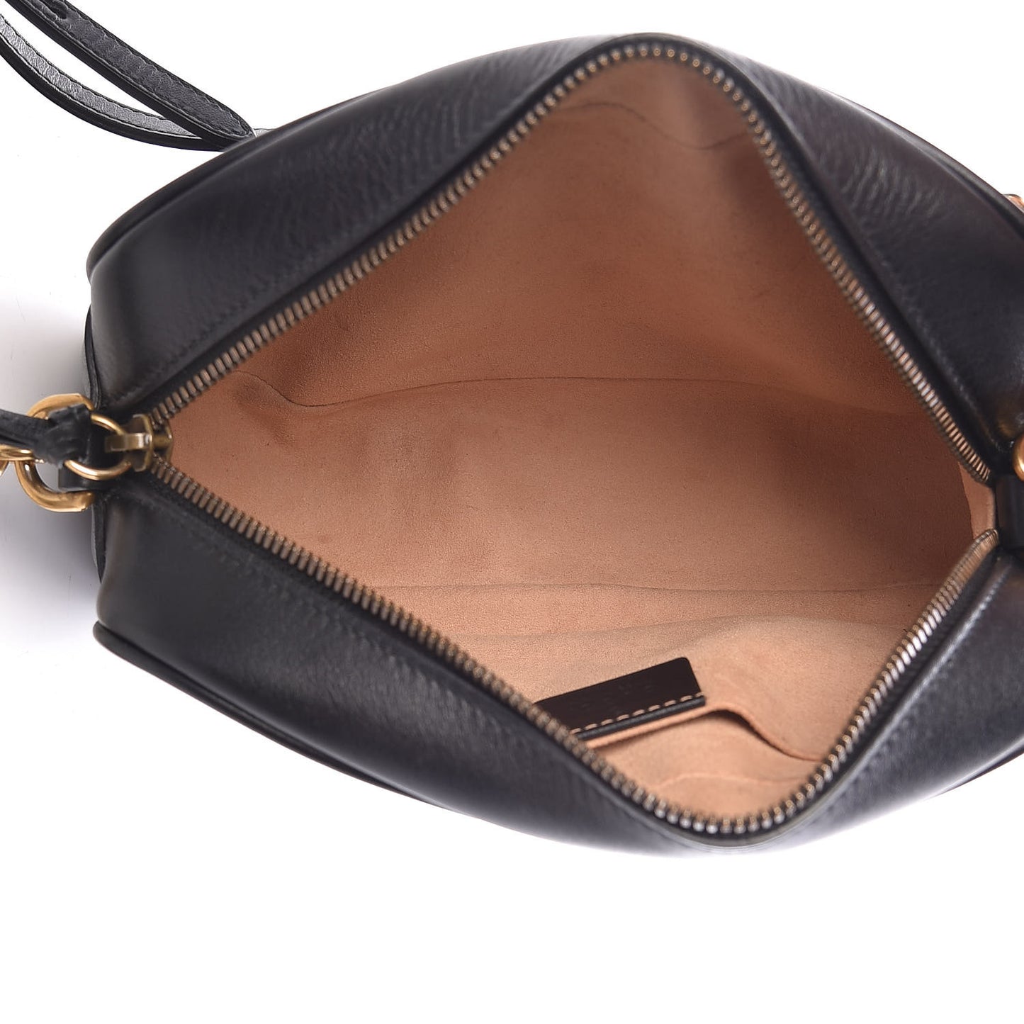 Calfskin Matelasse Small GG Marmont Chain Shoulder Bag Black