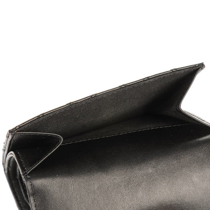 Chanel Lambskin Stitched French Wallet Black 7 of 10