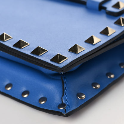 Valentino Garavani Nappa Small Rockstud Wristlet Clutch Light Sapphire 9 of 9