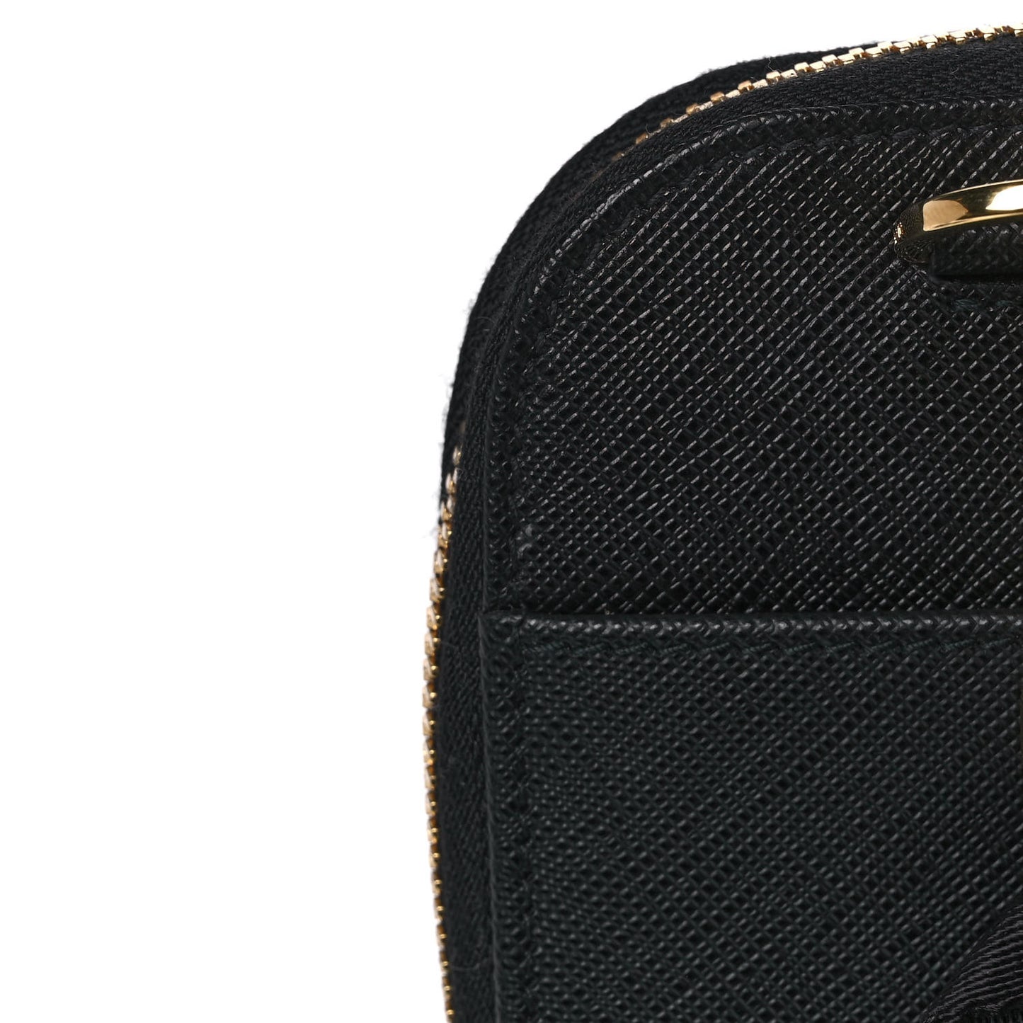 Saffiano Lux Crossbody Bag Black