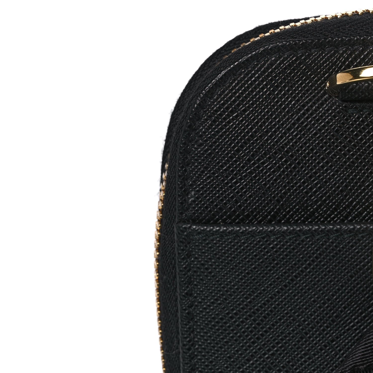 Prada Saffiano Lux Crossbody Bag Black 9 of 10