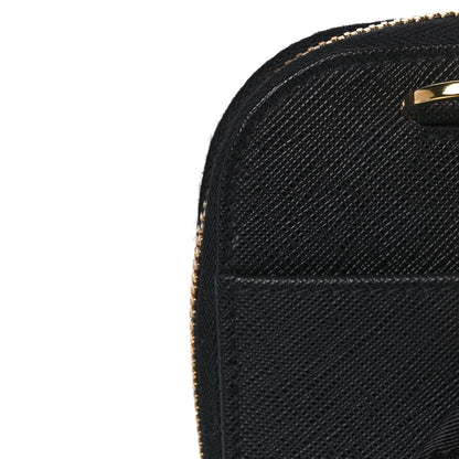 Prada Saffiano Lux Crossbody Bag Black 9 of 10