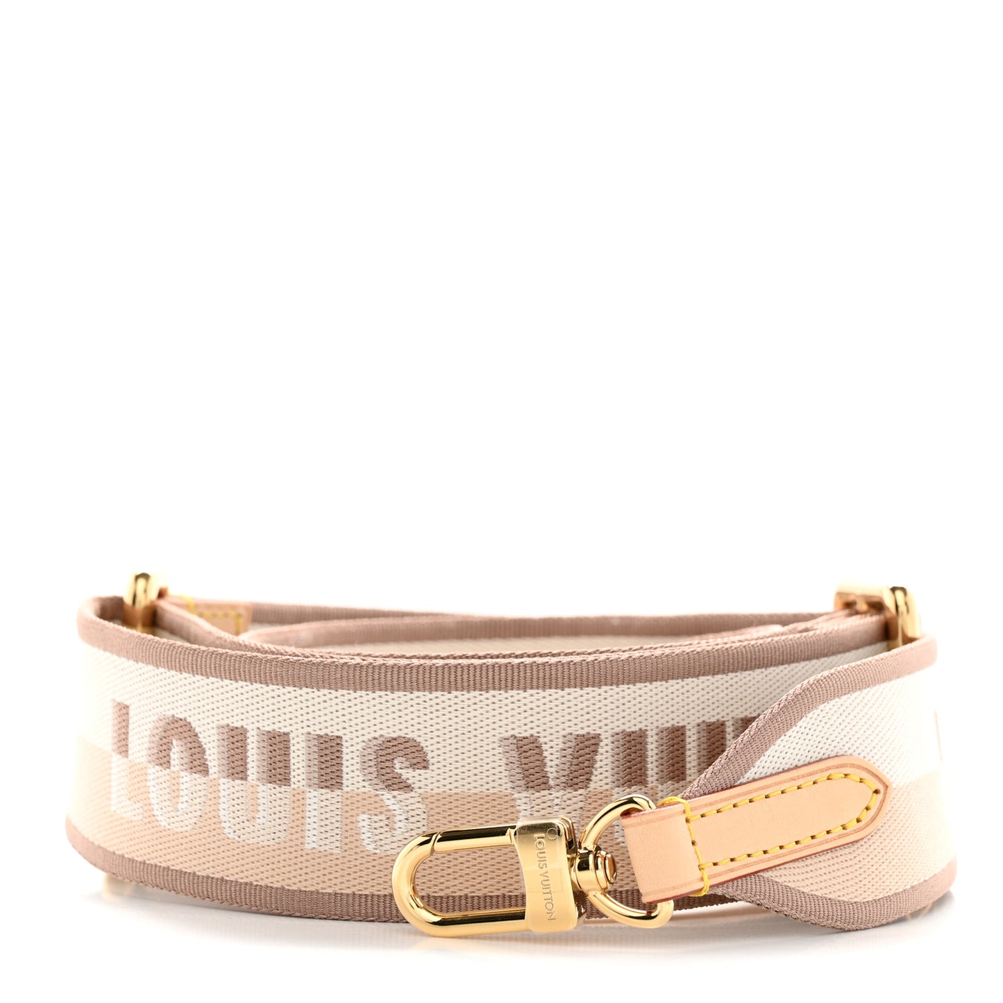 Jacquard Neverfull BB Shoulder Strap Beige Brown