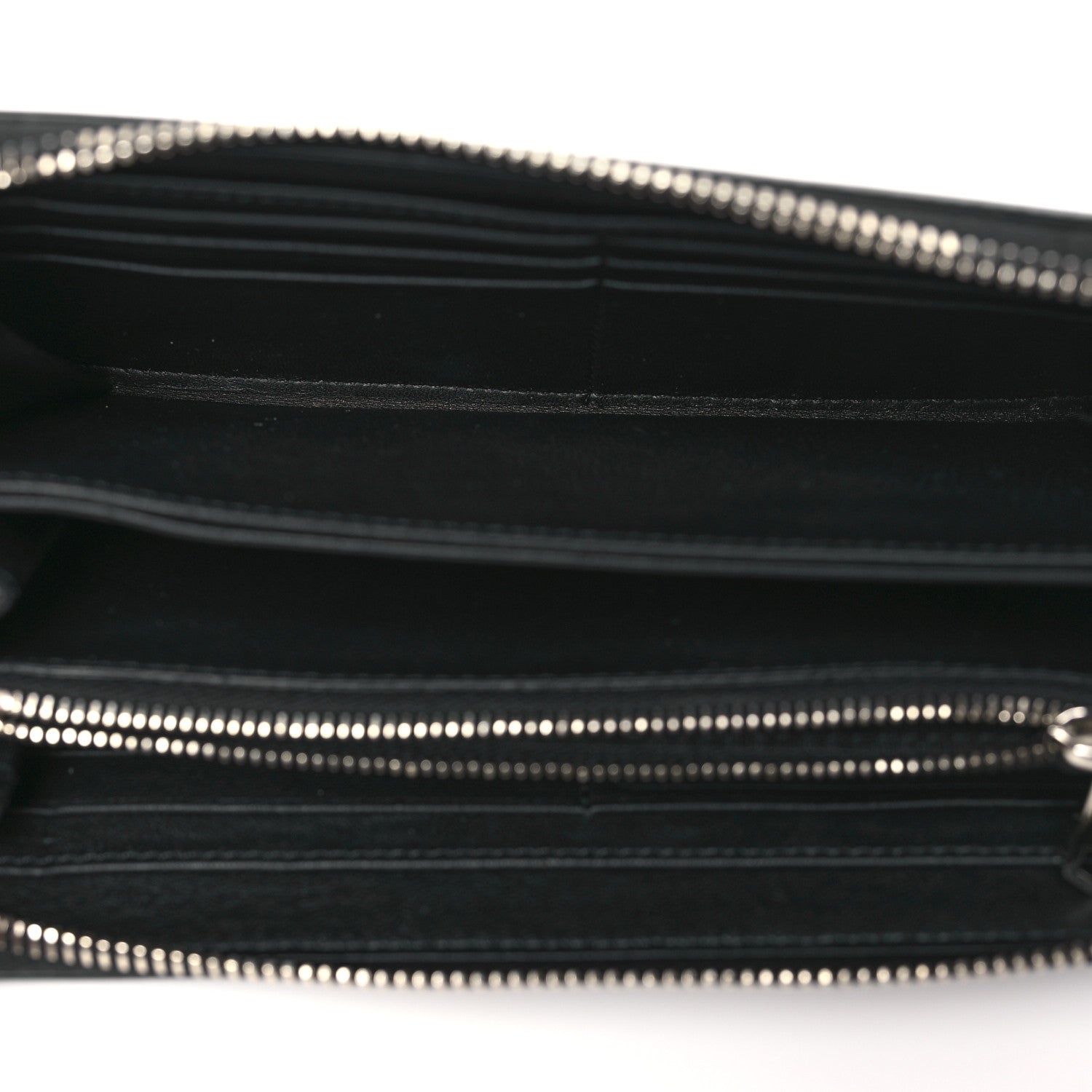 Givenchy Calfskin Star Pandora Zip Around Wallet Black 5 of 7