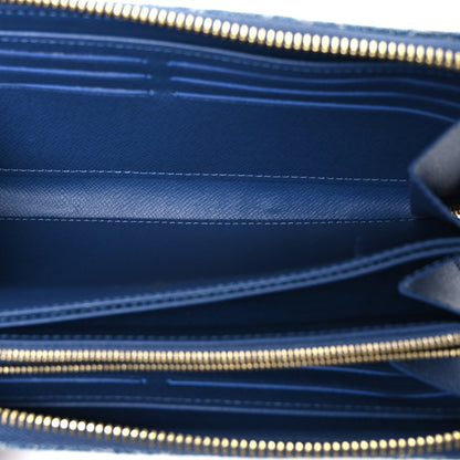 Louis Vuitton Monogram Denim Zippy Wallet NM Blue 5 of 6