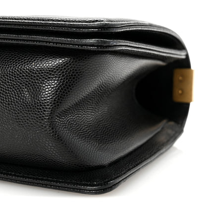 Chanel Caviar Quilted Medium Boy Flap Black 10 of 10