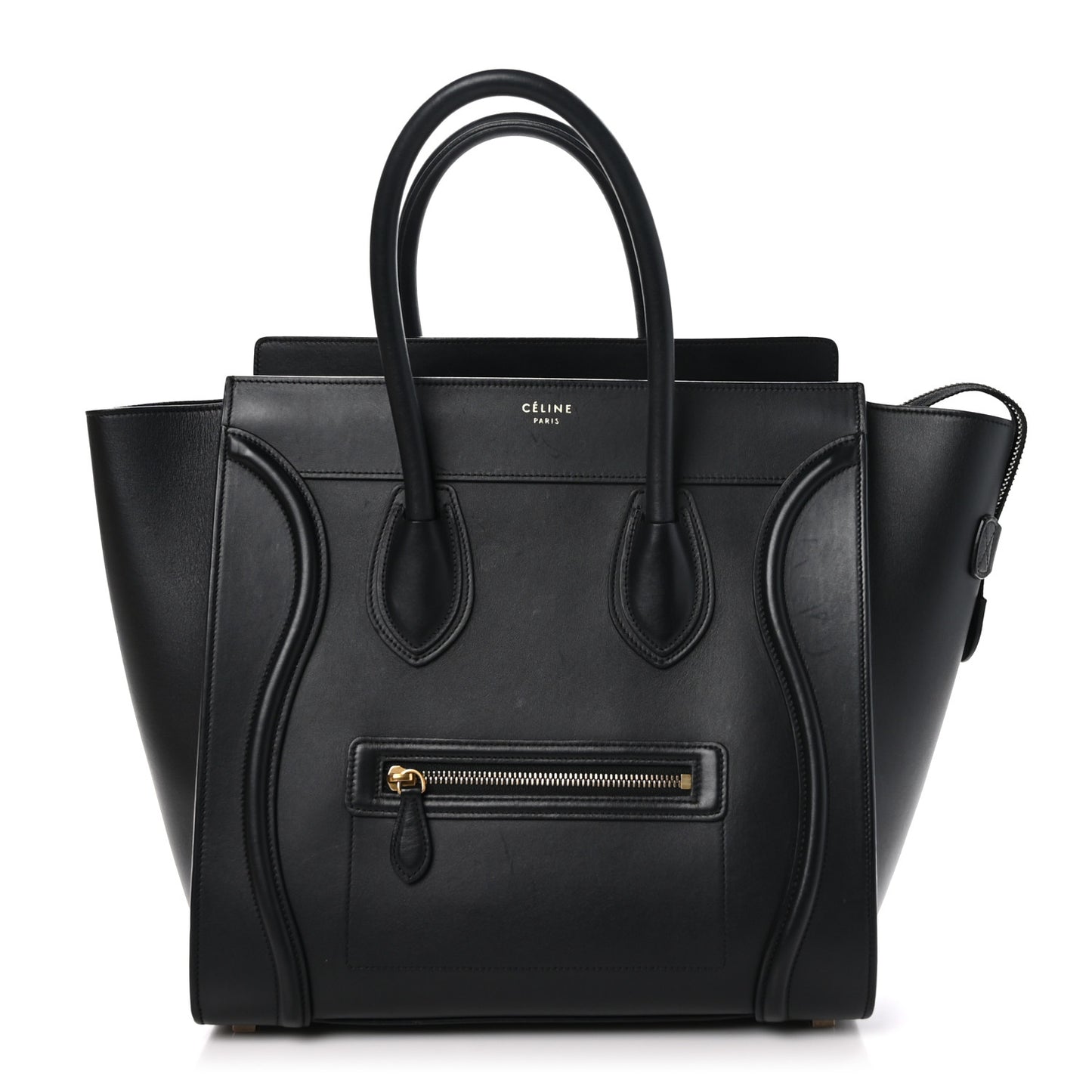 Smooth Calfskin Mini Luggage Black