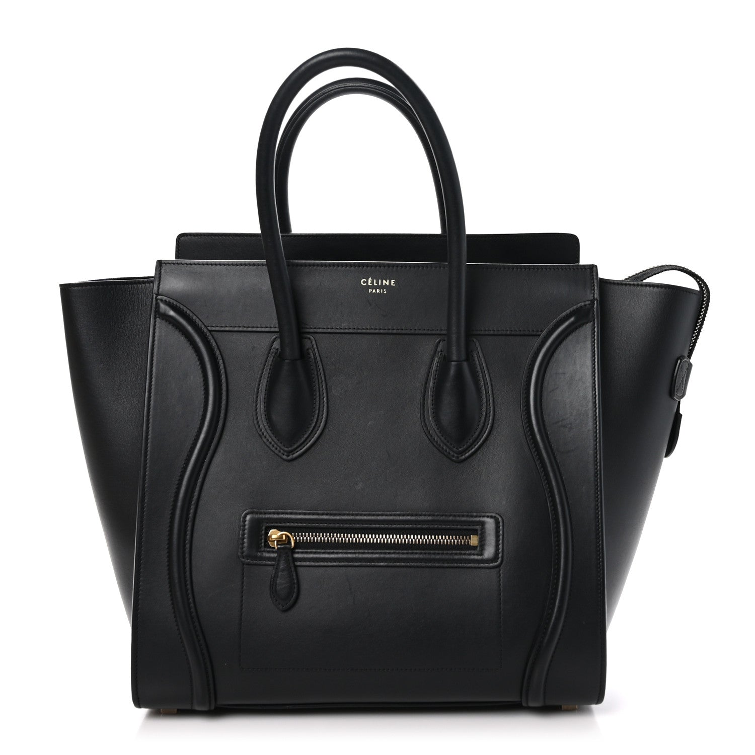 Celine Smooth Calfskin Mini Luggage Black 1 of 9