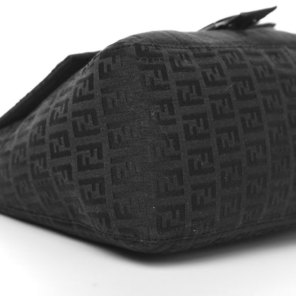 Fendi Zucchino Mama Baguette Black 8 of 10