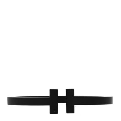 Tiffany Black-Coated Stainless Steel T Square Bracelet 1 of 5