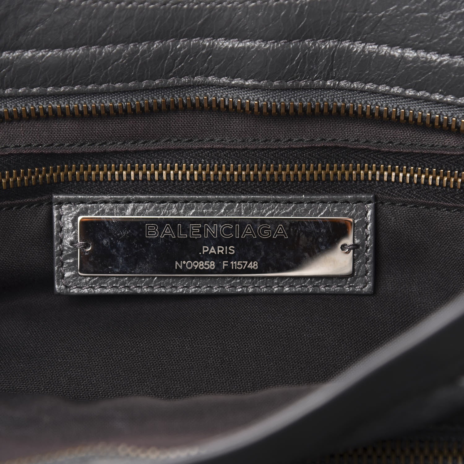 Balenciaga Agneau Classic Hardware City Gris Fossile 8 of 10