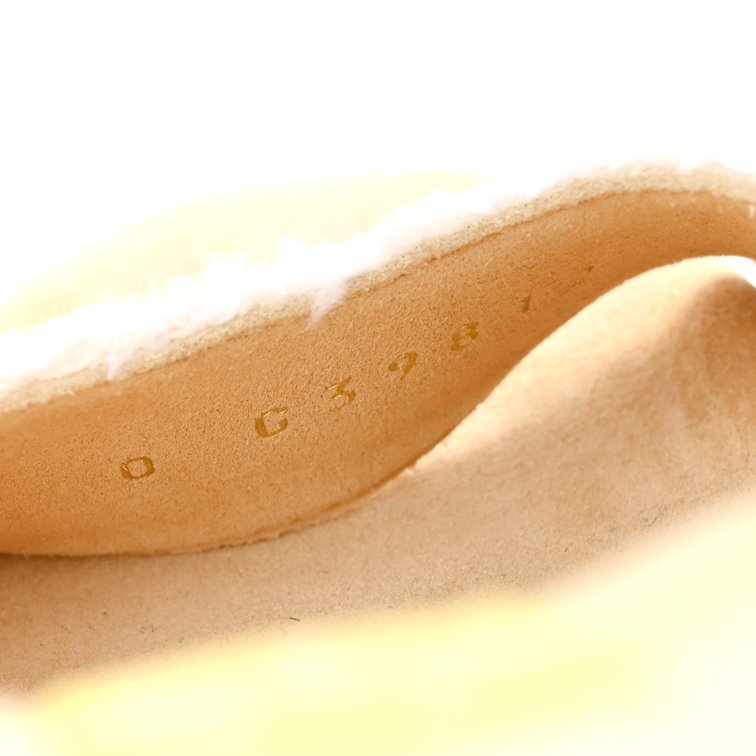 Chanel Tweed Cork CC Wedge Sandals 36.5 White 9 of 10