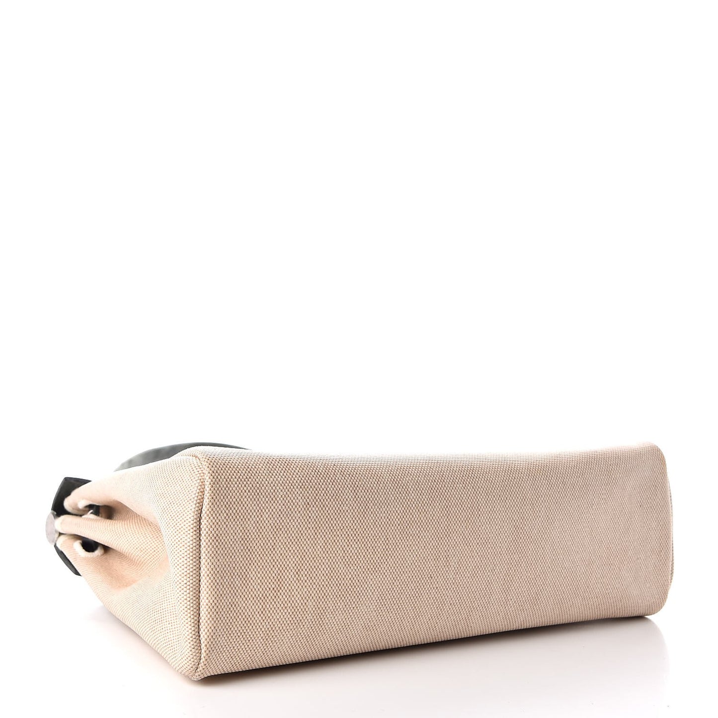 Toile Vache Calfskin Herbag 30 PM Natural Black