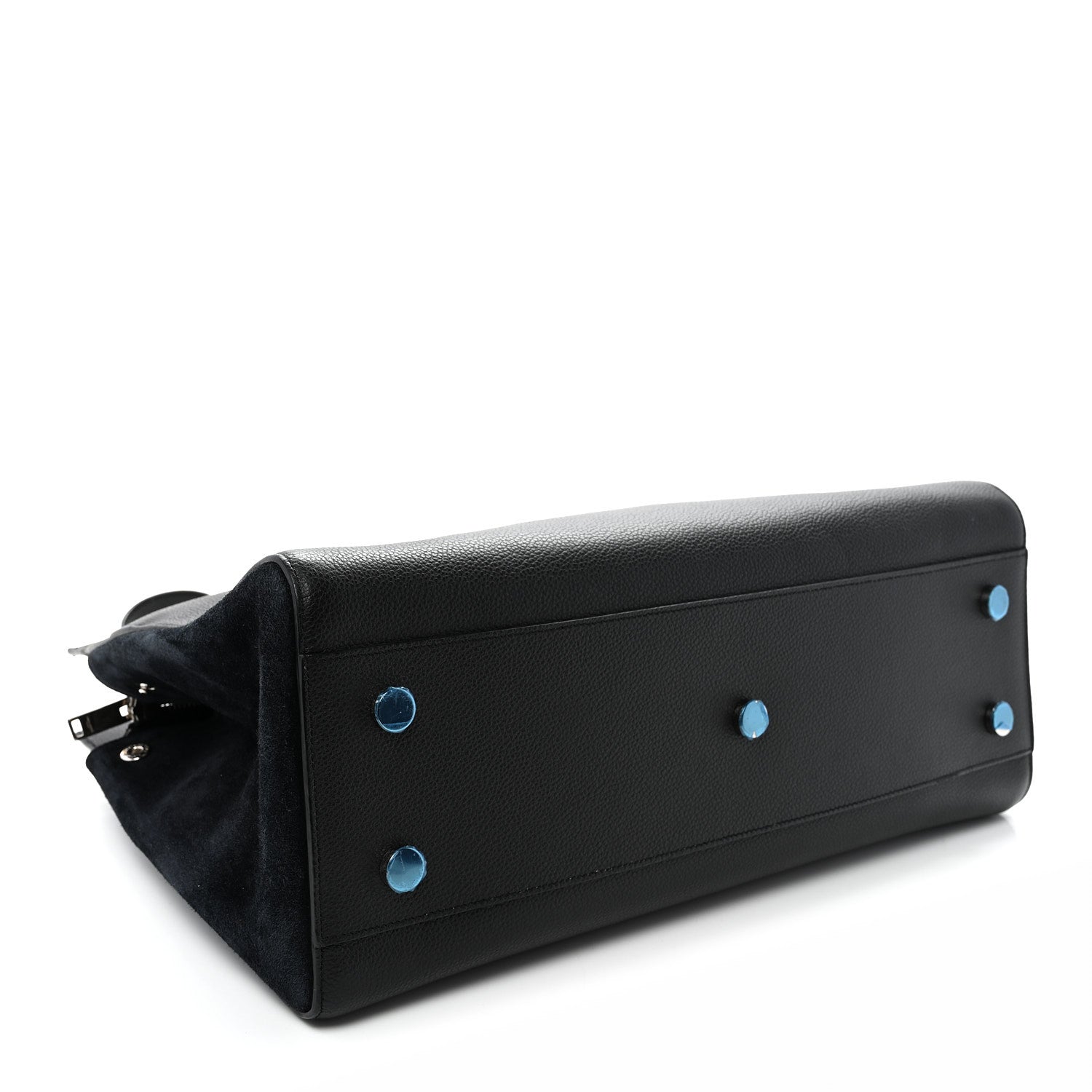 Saint Laurent Grained Calfskin Medium Rive Gauche Cabas Black