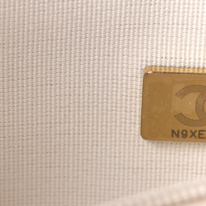 Chanel Shiny Caviar Preppy Coco Small Flap White 6 of 10