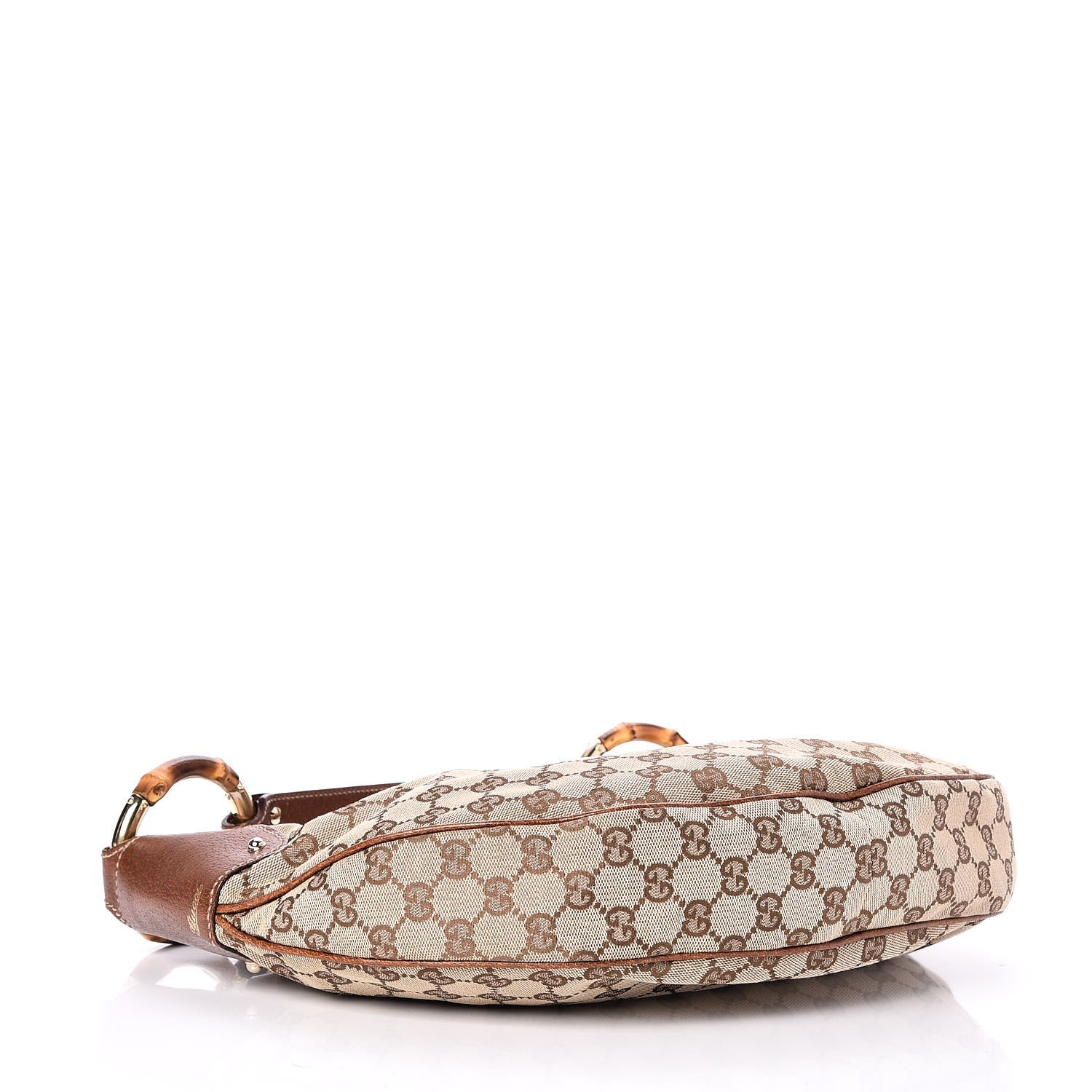 Gucci Monogram Bamboo Ring Hobo Brown 4 of 7