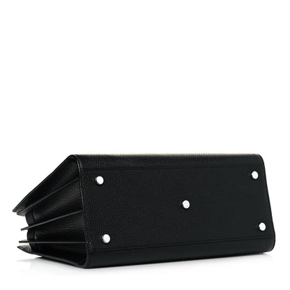 Saint Laurent Grained Calfskin Small Sac De Jour Black 4 of 10
