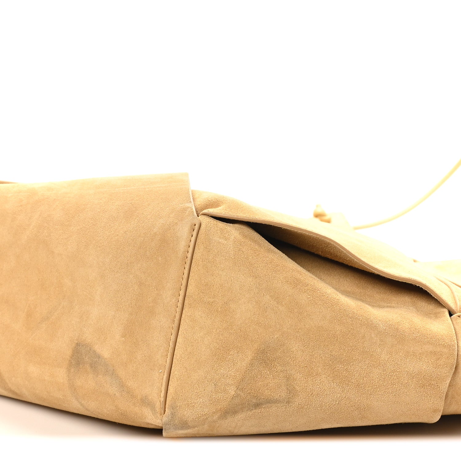 Bottega Veneta Suede Maxi Intrecciato Tote Cane Sugar Tapioca 9 of 9