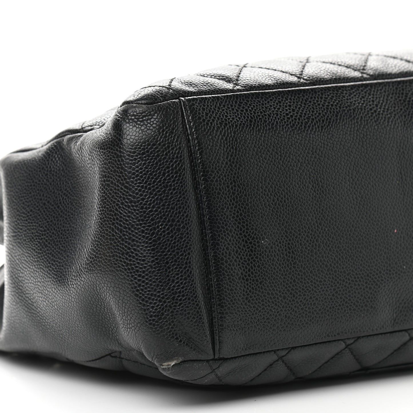 Caviar Quilted Grand Shopping Tote GST Black