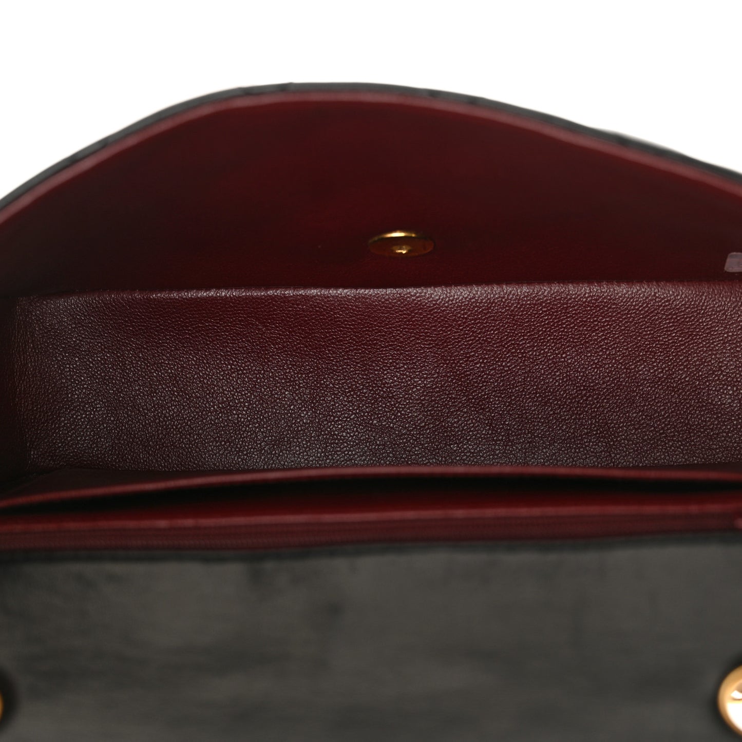 Lambskin Quilted Medium Single Flap Black
