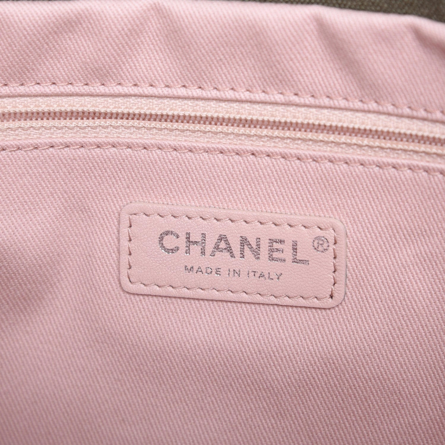 Chanel Canvas Sequins Cubano Trip Hobo Khaki 6 of 7