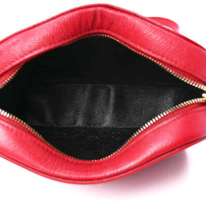 Balenciaga Grained Calfskin XS Ville Camera Bag Rouge 5 of 12