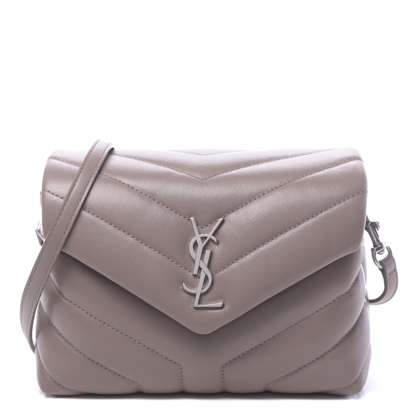 Calfskin Y Quilted Monogram Toy Loulou Satchel Light Natural