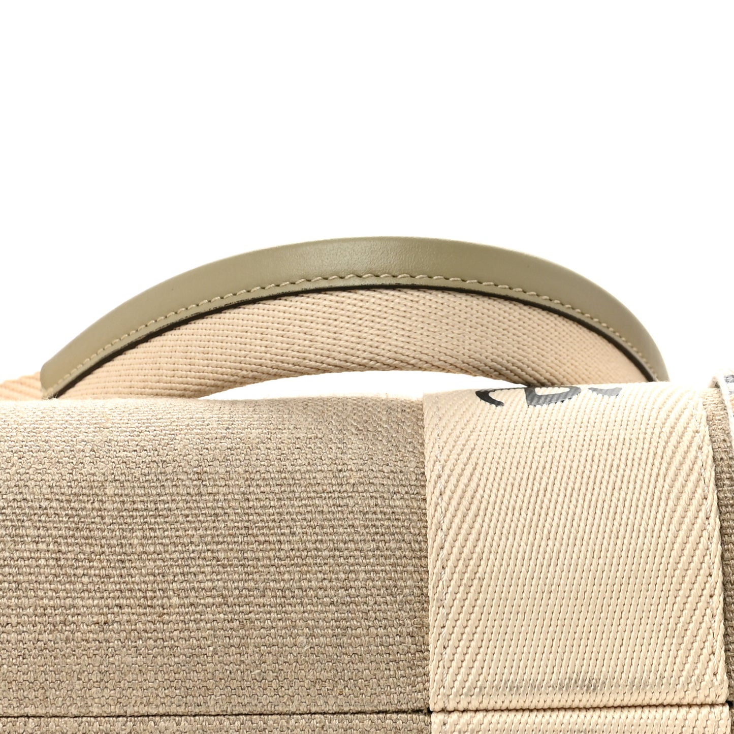 Cotton Medium Woody Ribbon Tote Slate Green