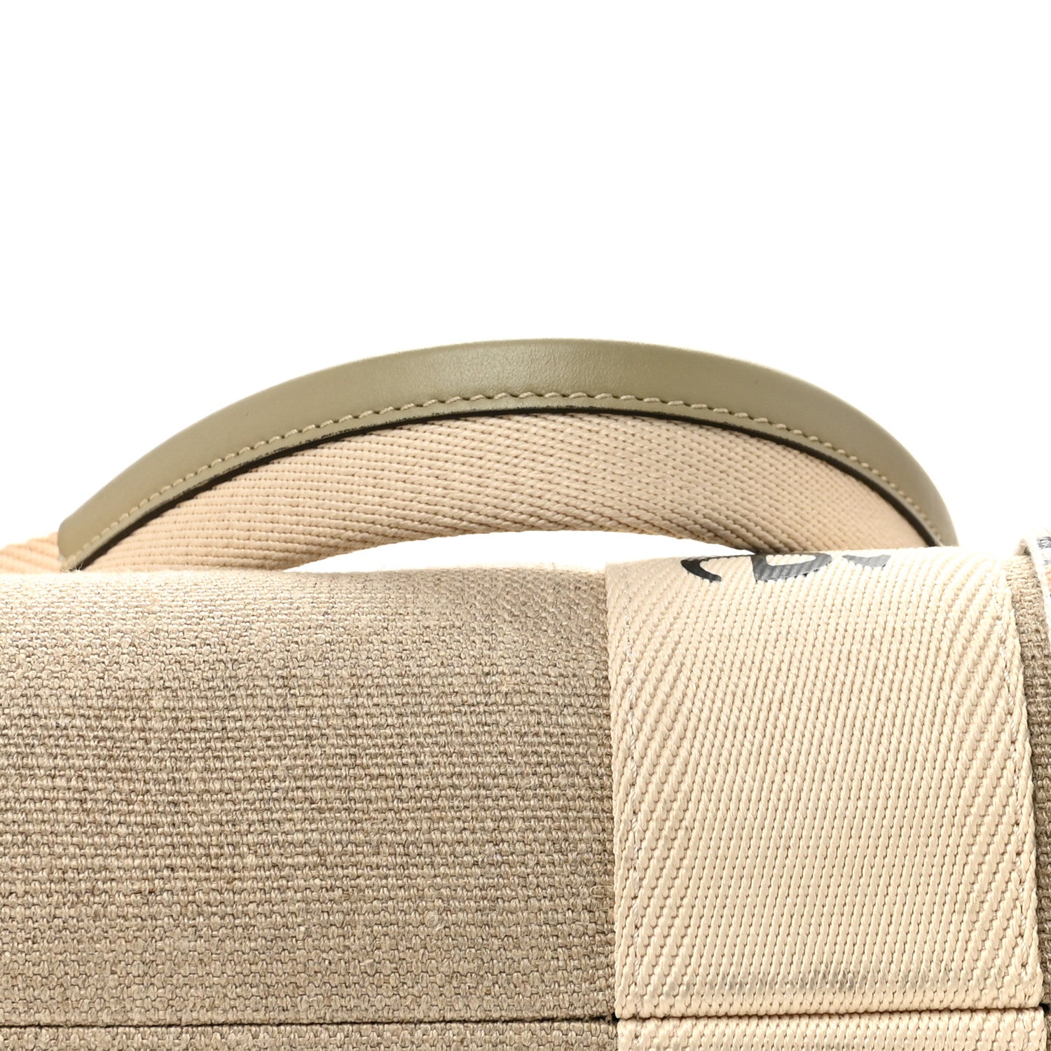 Chloe Cotton Medium Woody Ribbon Tote Slate Green 12 of 13